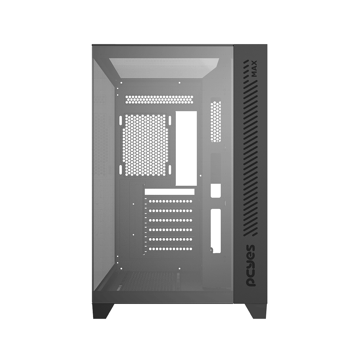 Gabinete Gamer Forcefield Max Black Vulcan | PCYES